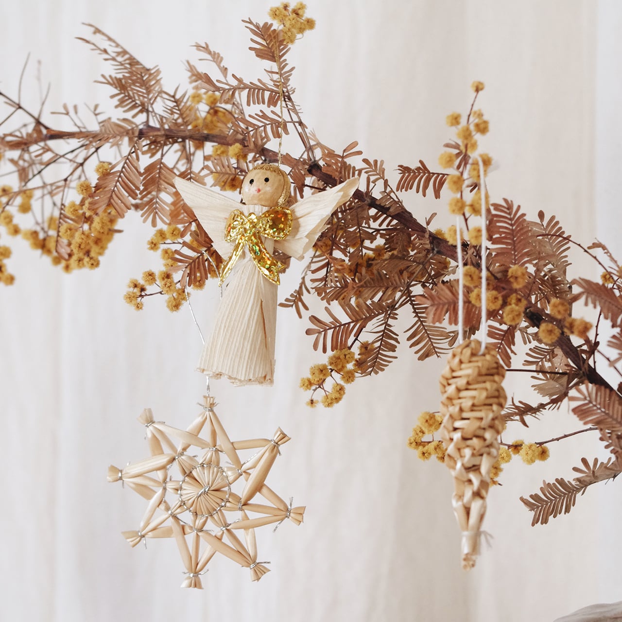 Straw ornament set (40P)