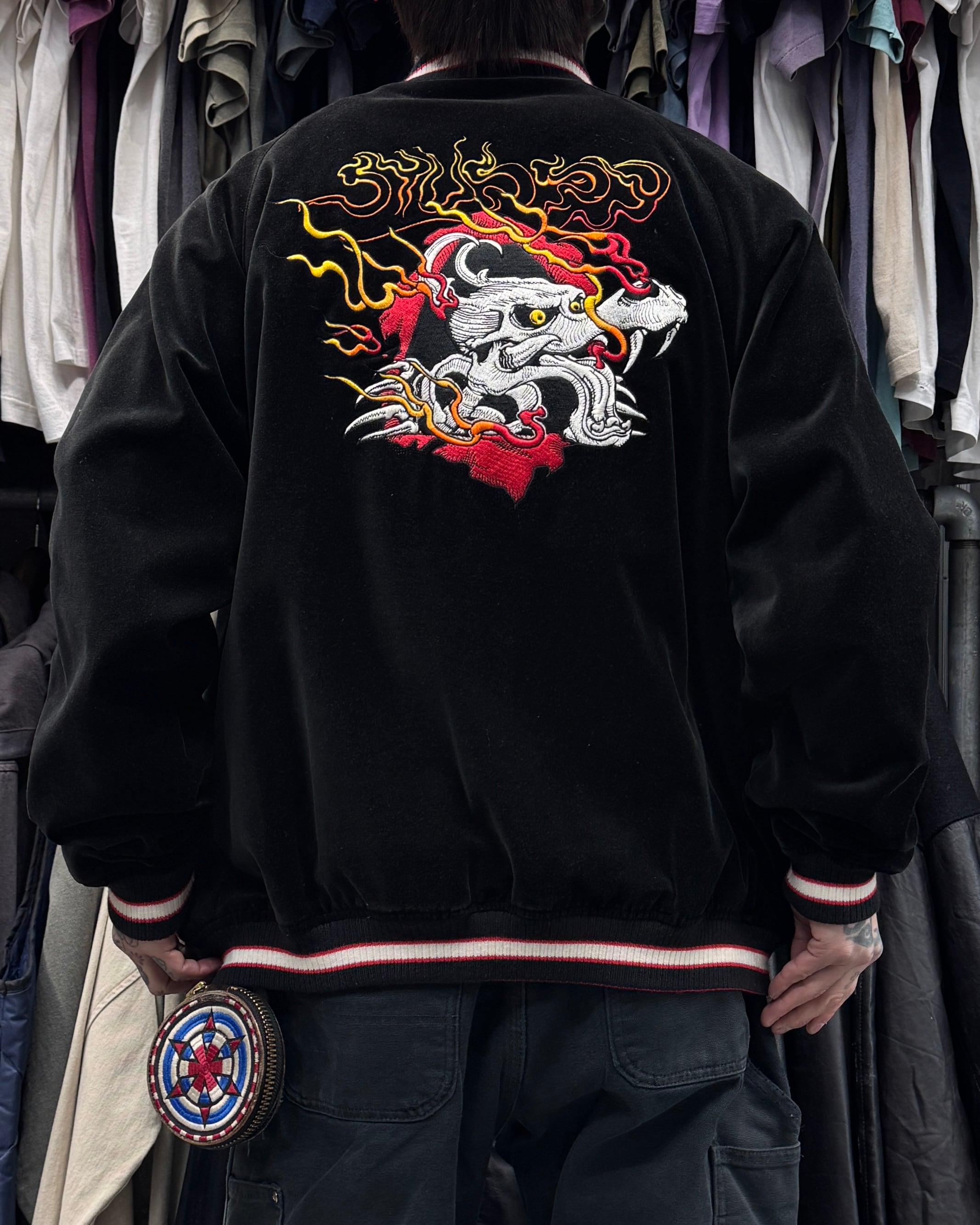 special】00's old stussy Souvenir Jacket “スカジャン”【高円寺本店