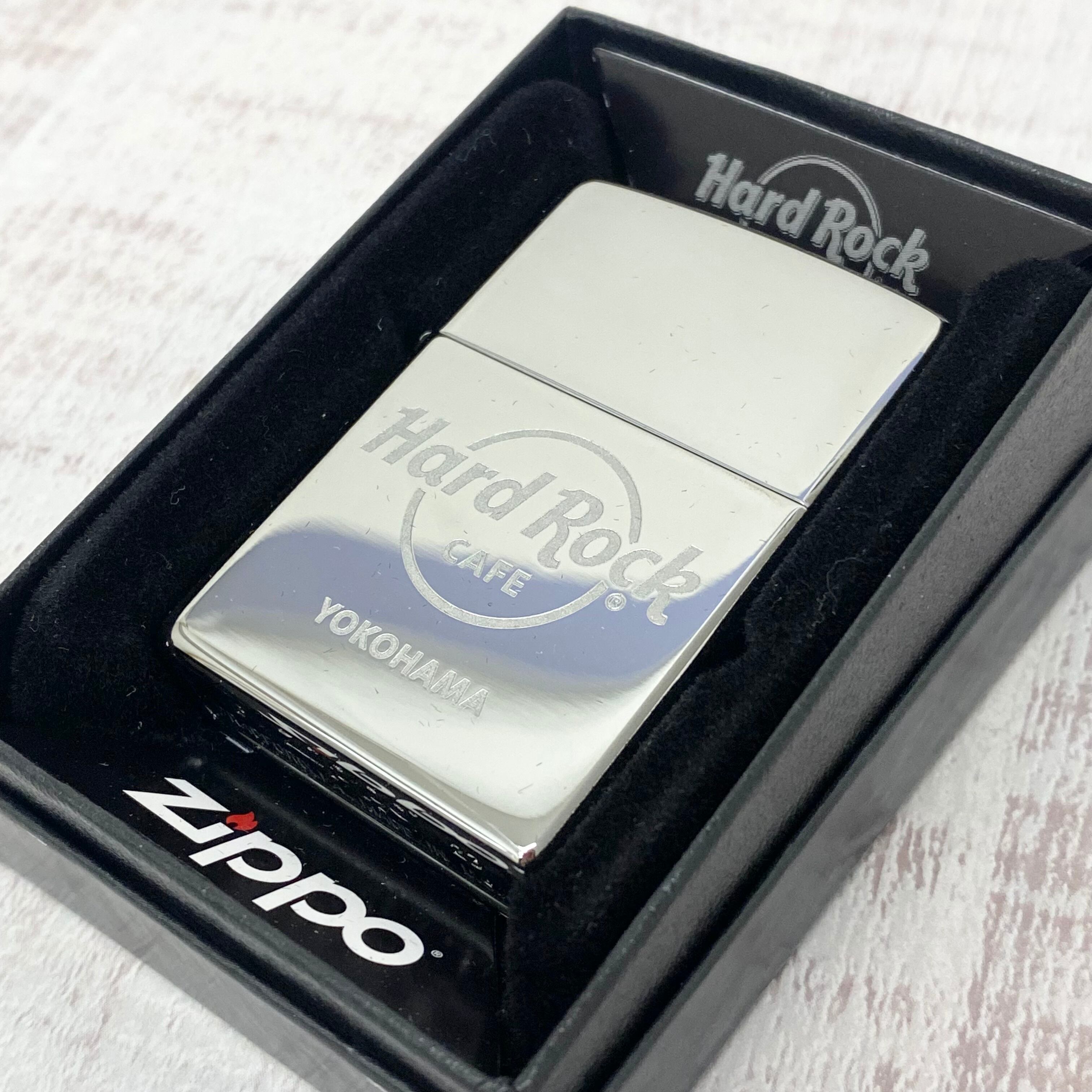 YOKOHAMA 横浜 Logo Chrome Zippo | ハードロックカフェジャパン公式 