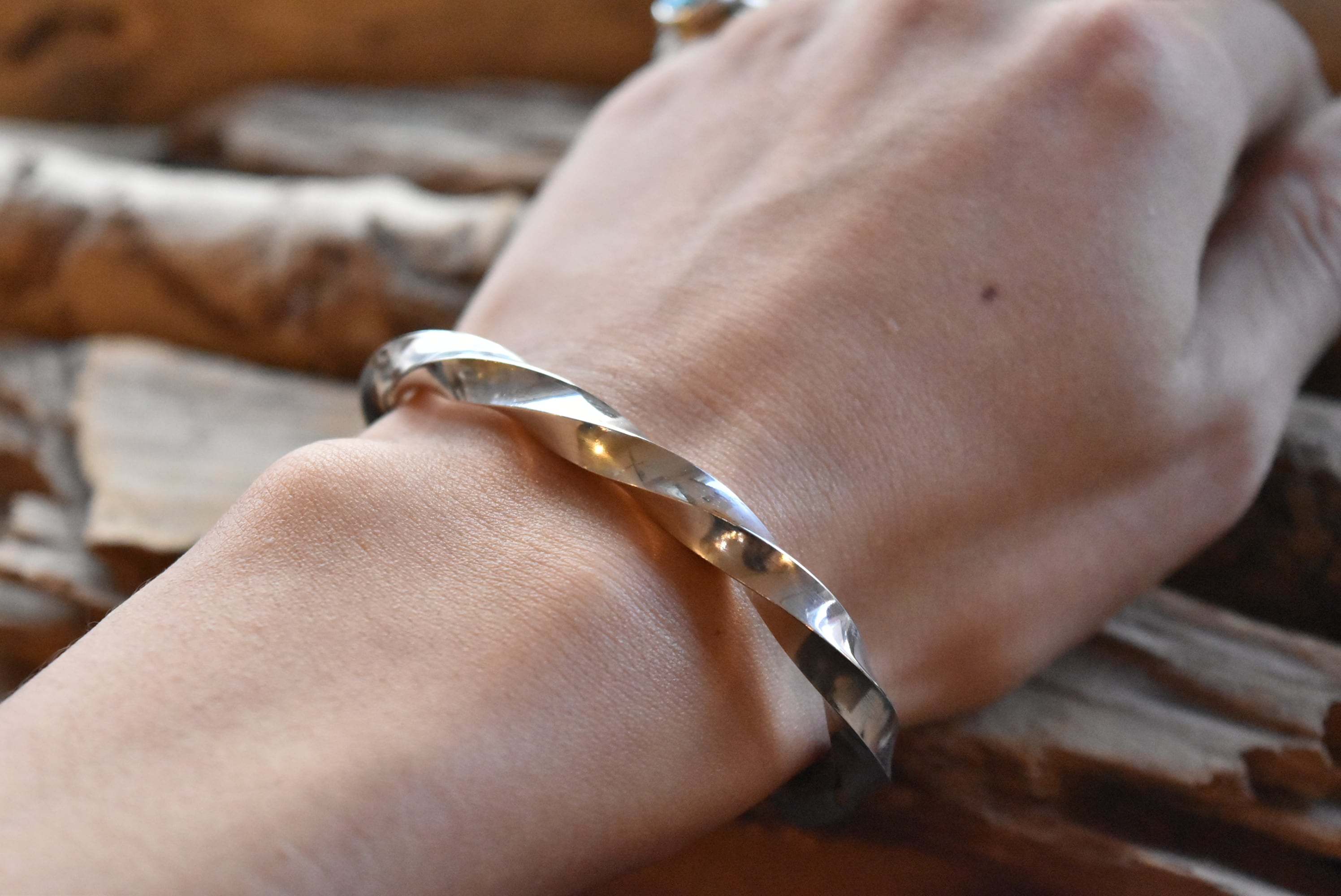 5mm ツイストバングル | FARWEST silver smith