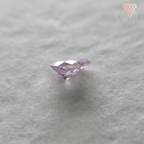 0.039 ct F. Pur. Pink ペアシェイプ 天然 ピンク ダイヤ | DIAMOND