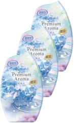 【在庫処分】消臭力 プレミアムアロマ [まとめ買い] 部屋用 置き型 紫陽花 (あじさい) 400mL×3個 お部屋の消臭力 玄関 リビング 寝室 ルームフレグランス 消臭剤 消臭 芳香剤 2025