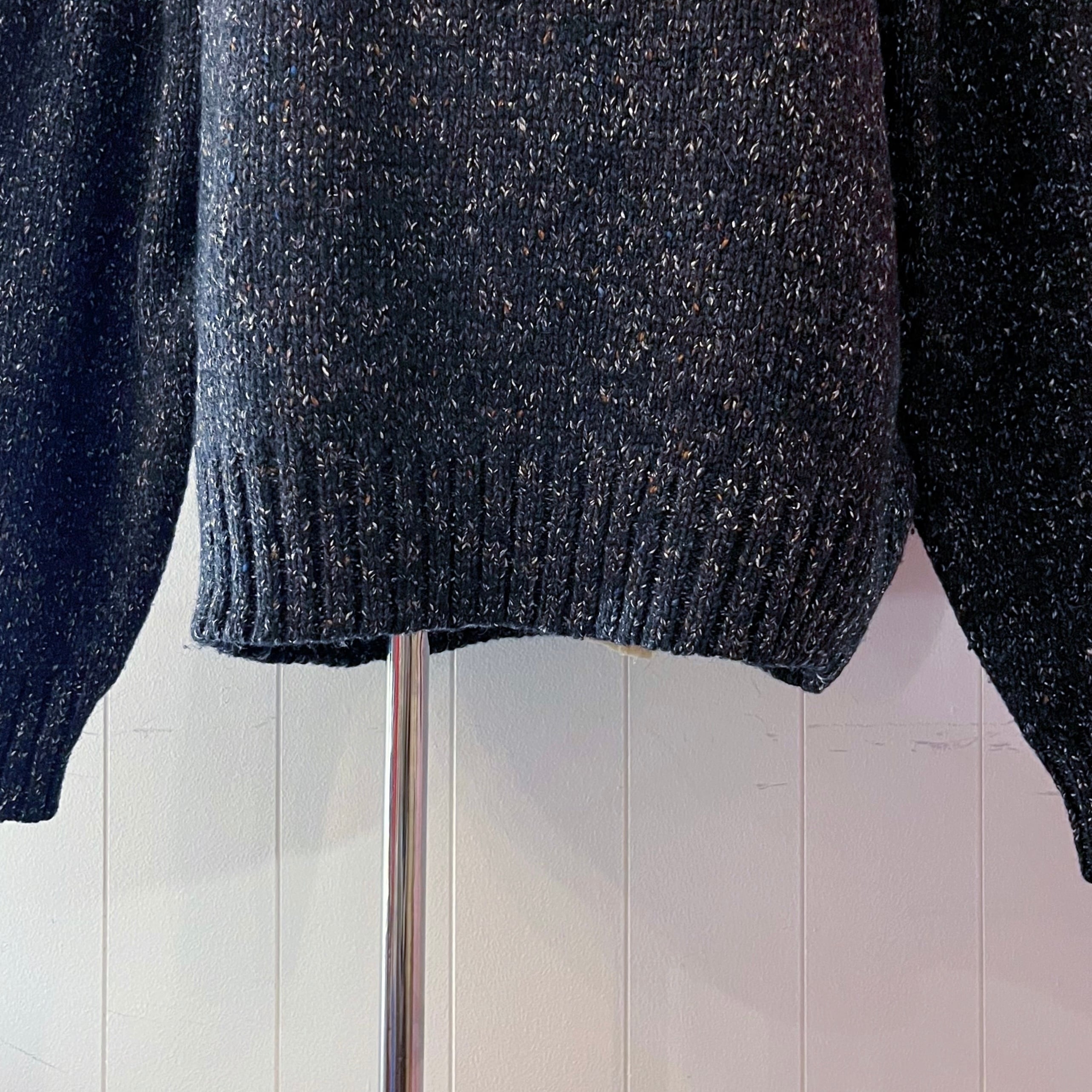 heather gray centripetal knit sweater