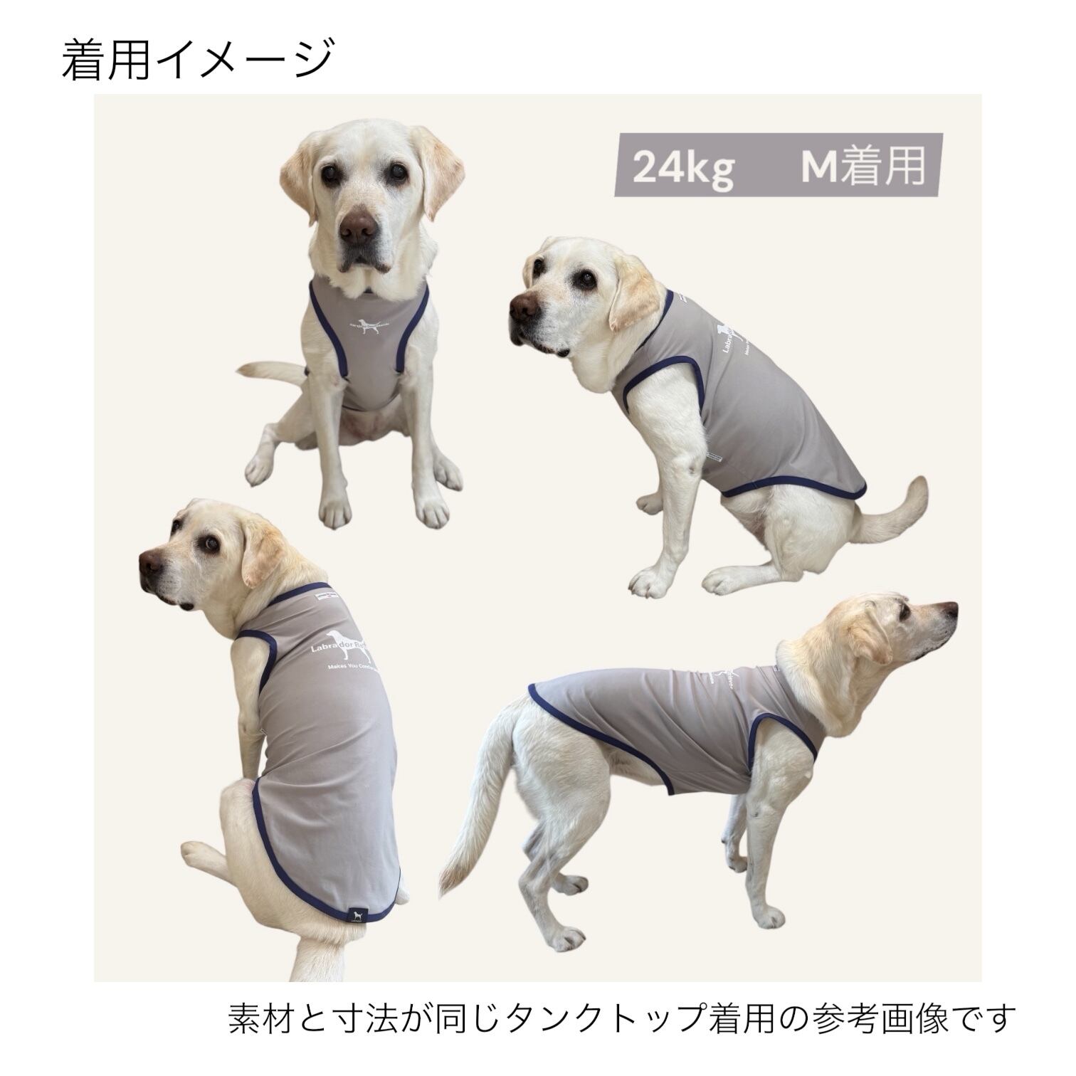 DOG】Smile Happy タンクトップ〈TIGHT FIT〉（大型犬用） | PAY ID
