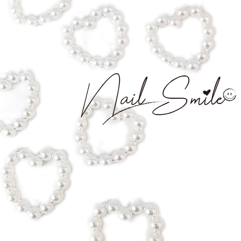 ハートパールビーズ（10個入） | Nail Shop Nail smile|ネイルスマイル