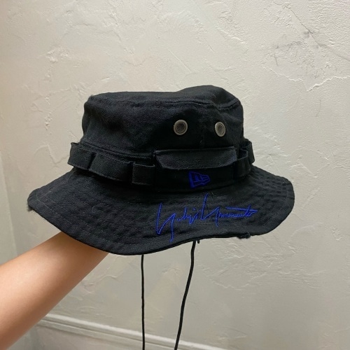 Yohji Yamamoto x New Era ヨウジヤマモトxニューエラ アドベンチャーハット ブラック 【代官山09】