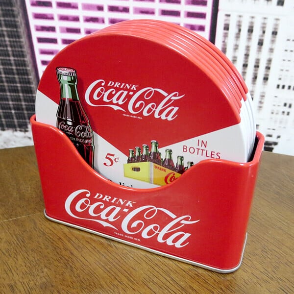 Coca cola】コカコーラコースターセット | アメリカン雑貨 プラウド