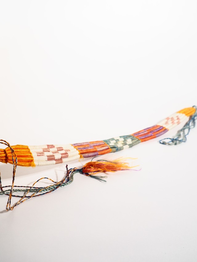 Long woven wall art object