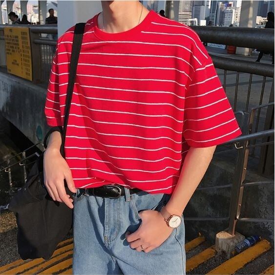 全4色 ボーダー バイカラー メンズ Tシャツ カットソー 