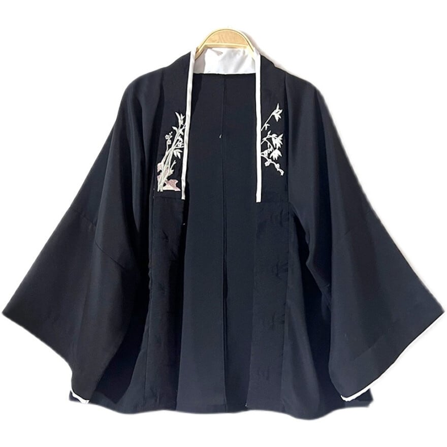 サブカル 服 地雷系 通販 チャイナ服ブランド SUPER STYLE 夏服 羽織り 刺繍 シフォン 漢服 個性的 チャイナ服