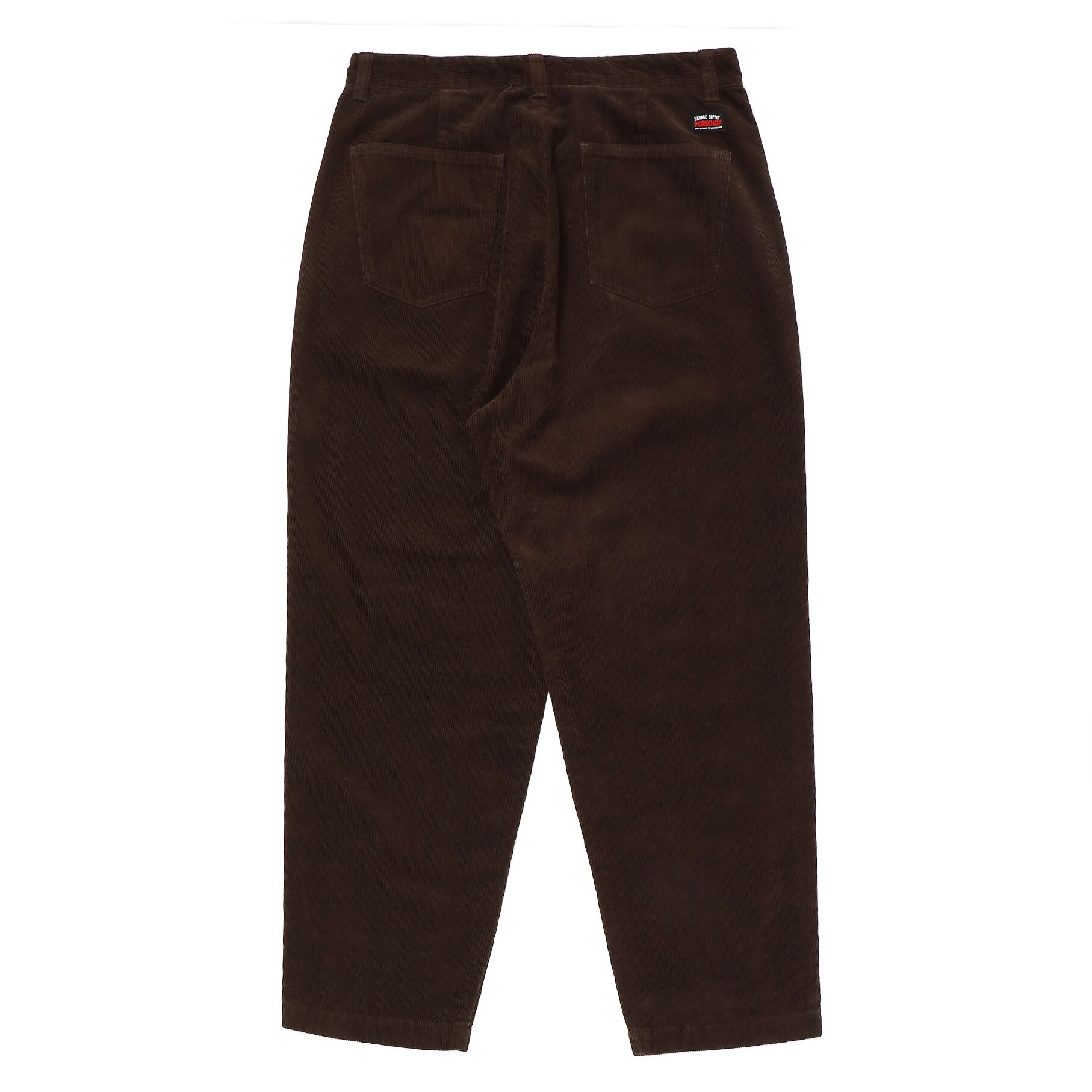 LOOSE FIT CORDUROY PANTS/BROWN | PORKCHOP GARAGE SUPPLY