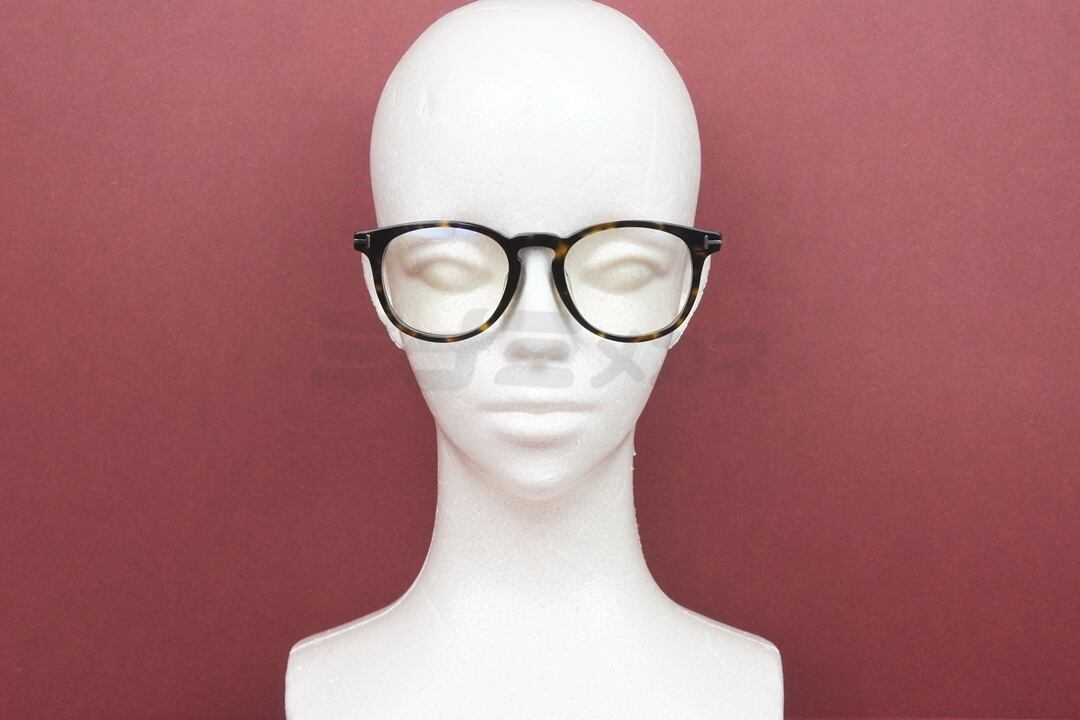 TOM FORD ブルーライトカット TF5891-F-B 056 ボストン メンズ