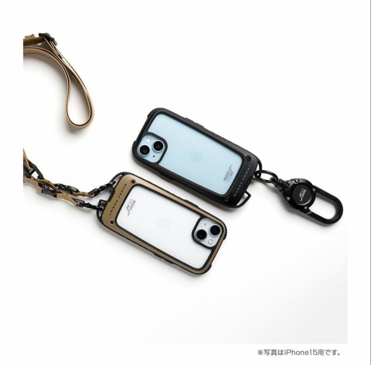 ROOT CO. [iPhone 16e/17e兼用]GRAVITY Shock Resist Case +Hold