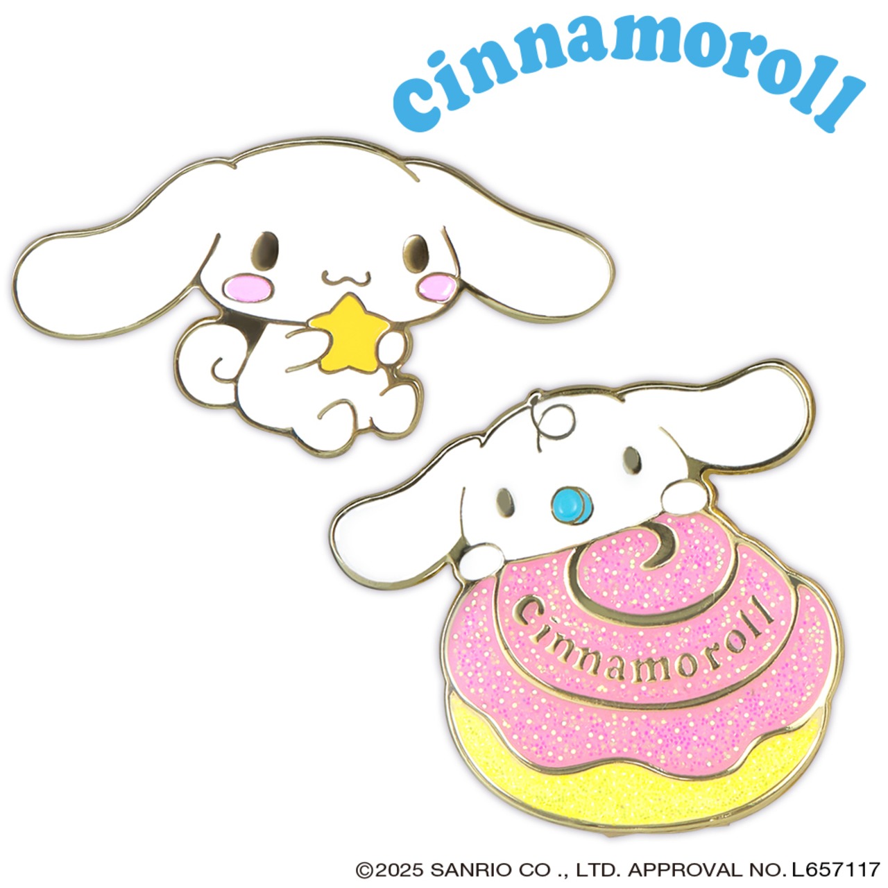シナモロール ゴルフマーカー　 サンリオ　 ゴルフ 用品 マグネット おしゃれ かわいい キャラクター マグネット ライセンス商品　CNM002