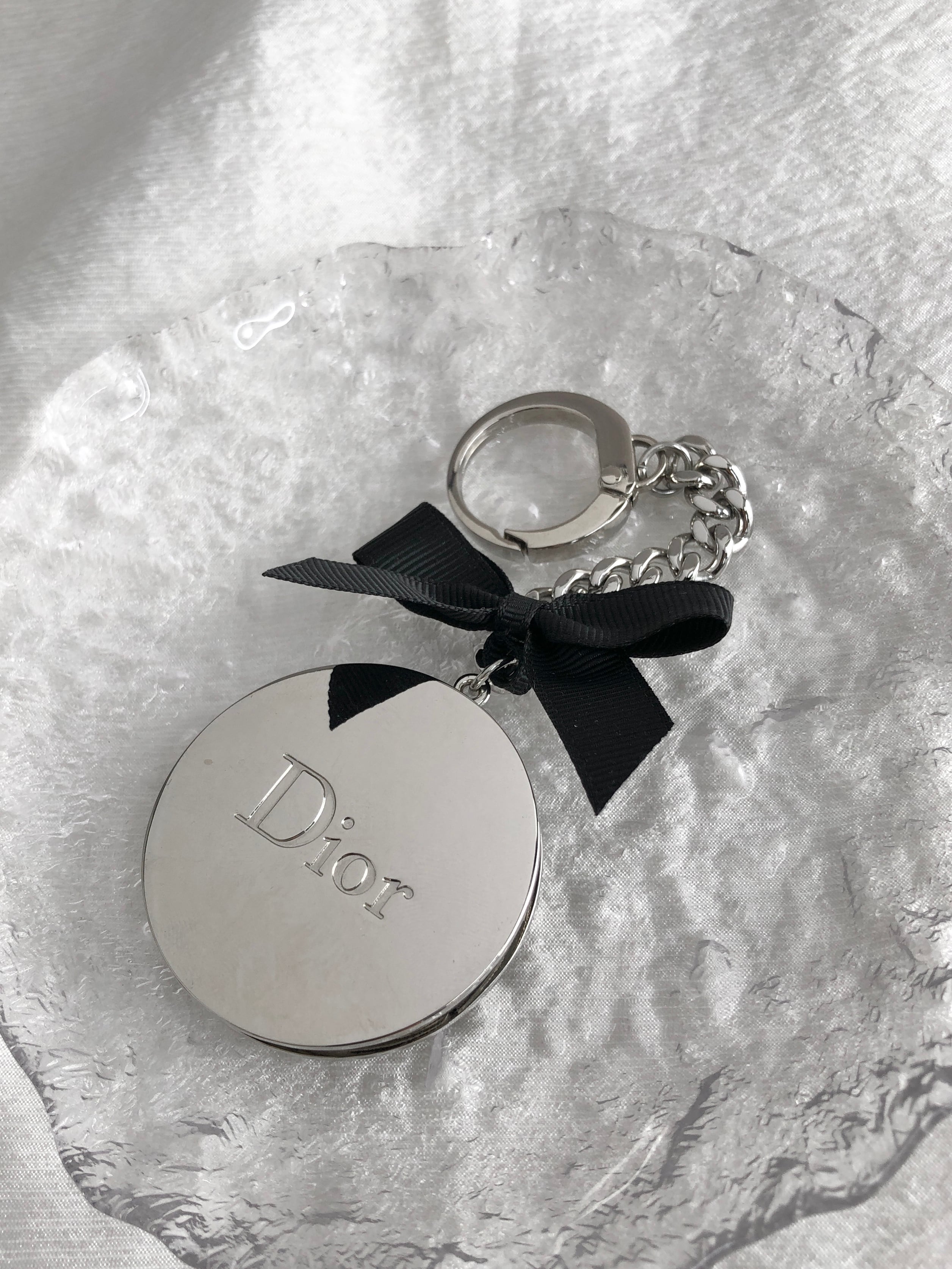 Christian Dior クリスチャン ディオール チャーム シルバー バッグハンガー vintage ヴィンテージ オールド yjmmyp