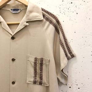 VINTAGE rope rayon shirt