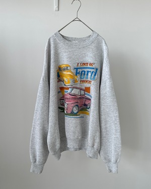 -Ford- Vintage 90s XL Print Sweat made in USA