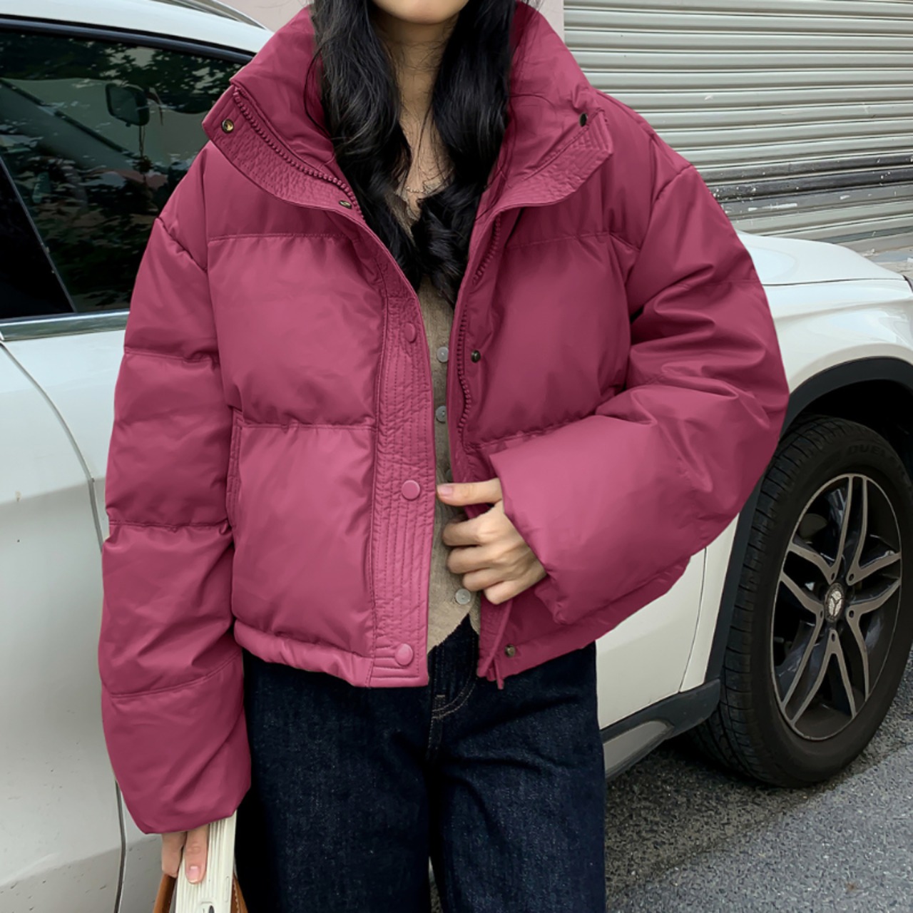 ショートダウンジャケット 7color W00905