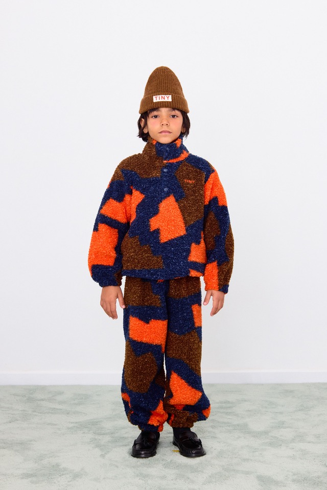 《即納》TINY COTTONS / ABSTRACT SHERPA SWEATSHIRT