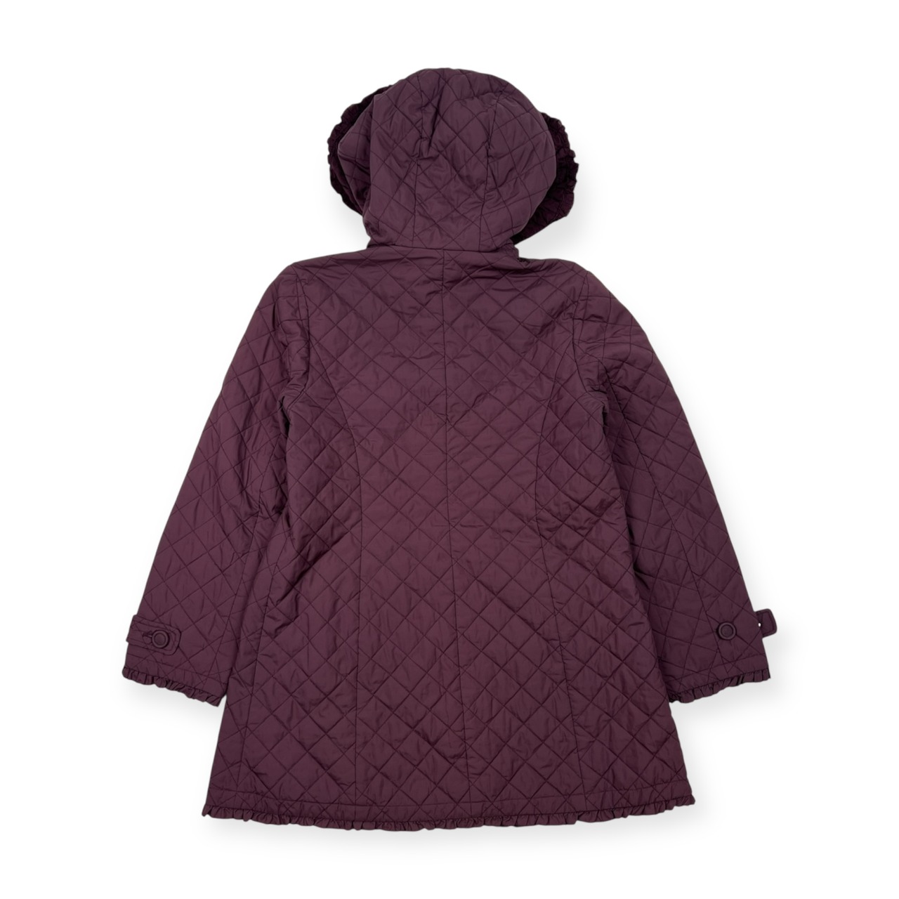 PINK HOUSE ピンクハウス レース & フード付き キルティング コート ジャケット /パープル/レディース