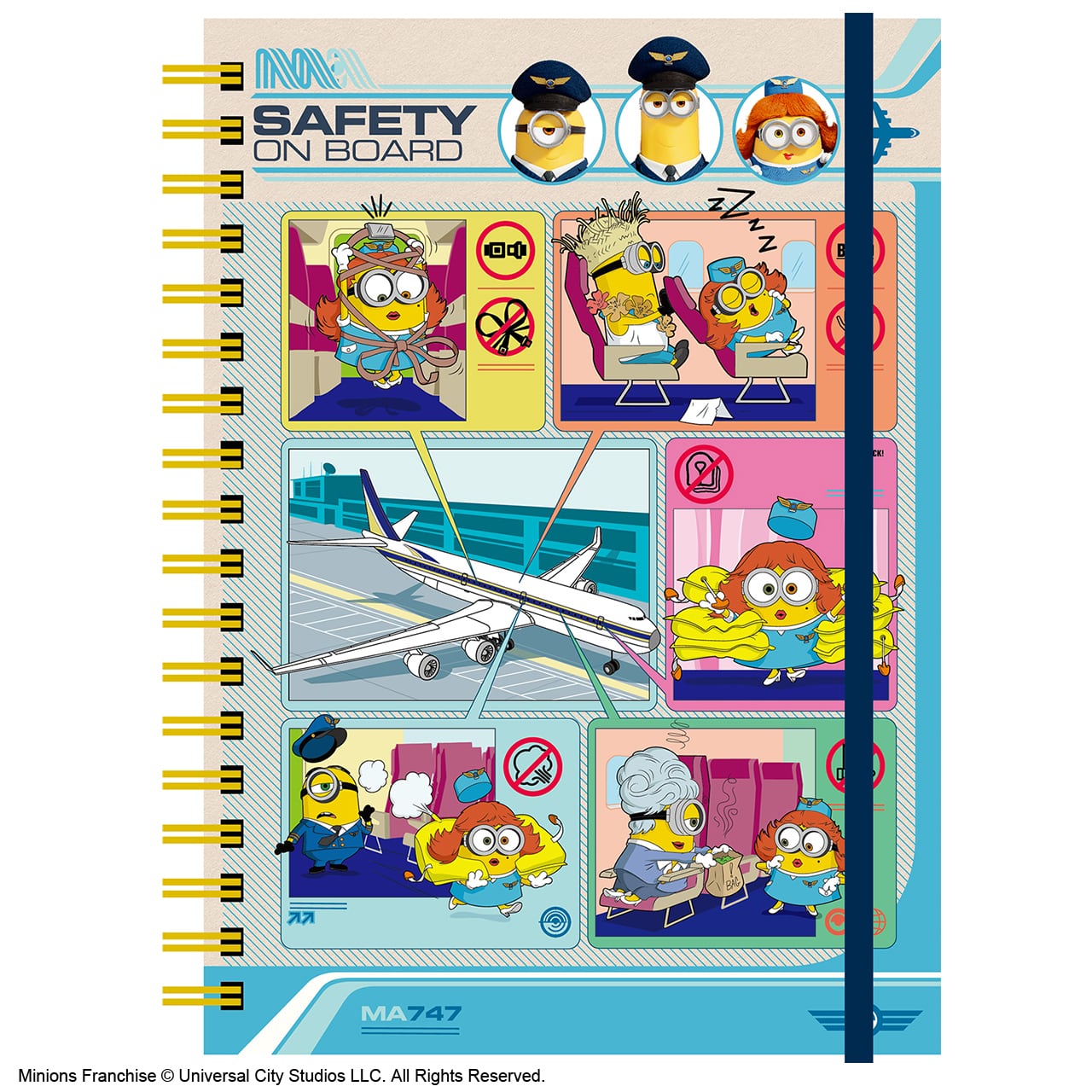 ゴムバンド付きリングノート ミニオン Minions Pop Up Store Online ゴムバンド付きリングノート ミニオン Minions Pop Up Store Online