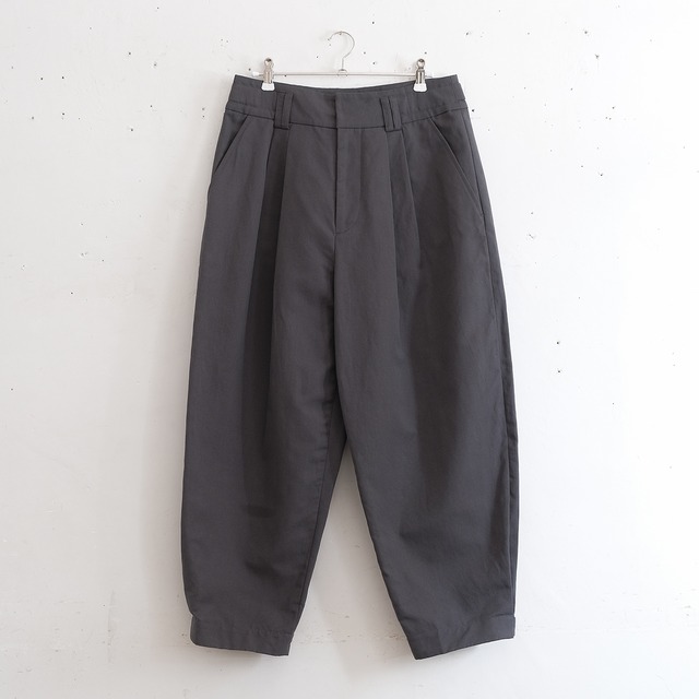 egg chino pants／cotton linen〈charcoal〉