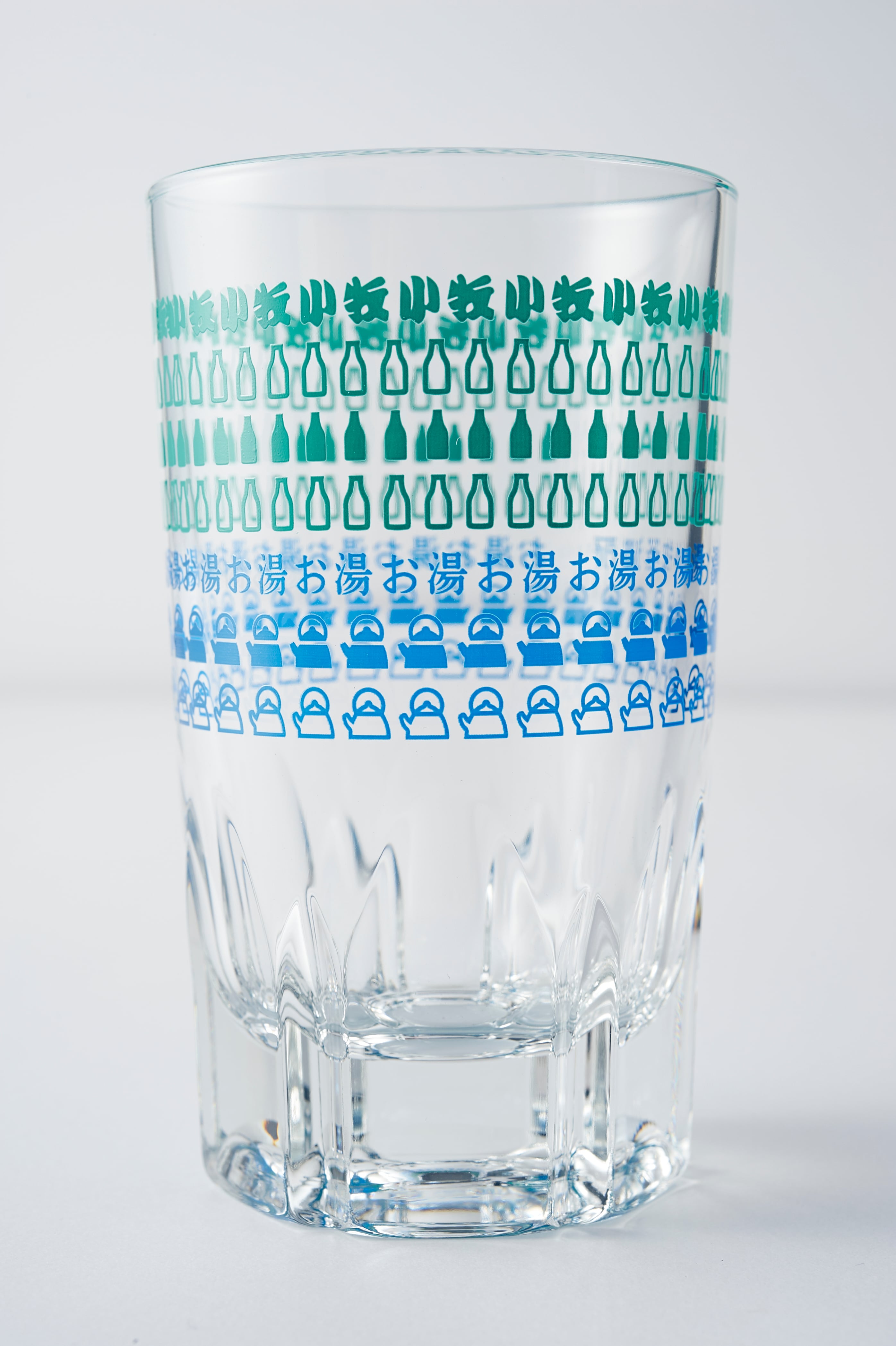 お湯割りグラス お湯割グラス180ml 小牧（グリーン×ブルー） | 小牧醸造ECサイト