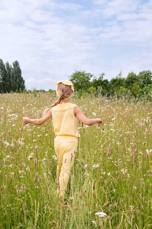 Knit Planet /Sweet Blouse - CreamYellow