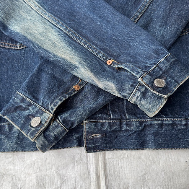 Levi’s 507XX デニムジャケット バレンシア工場 Sun Fade 90s セカンド 古着 40 画像7
