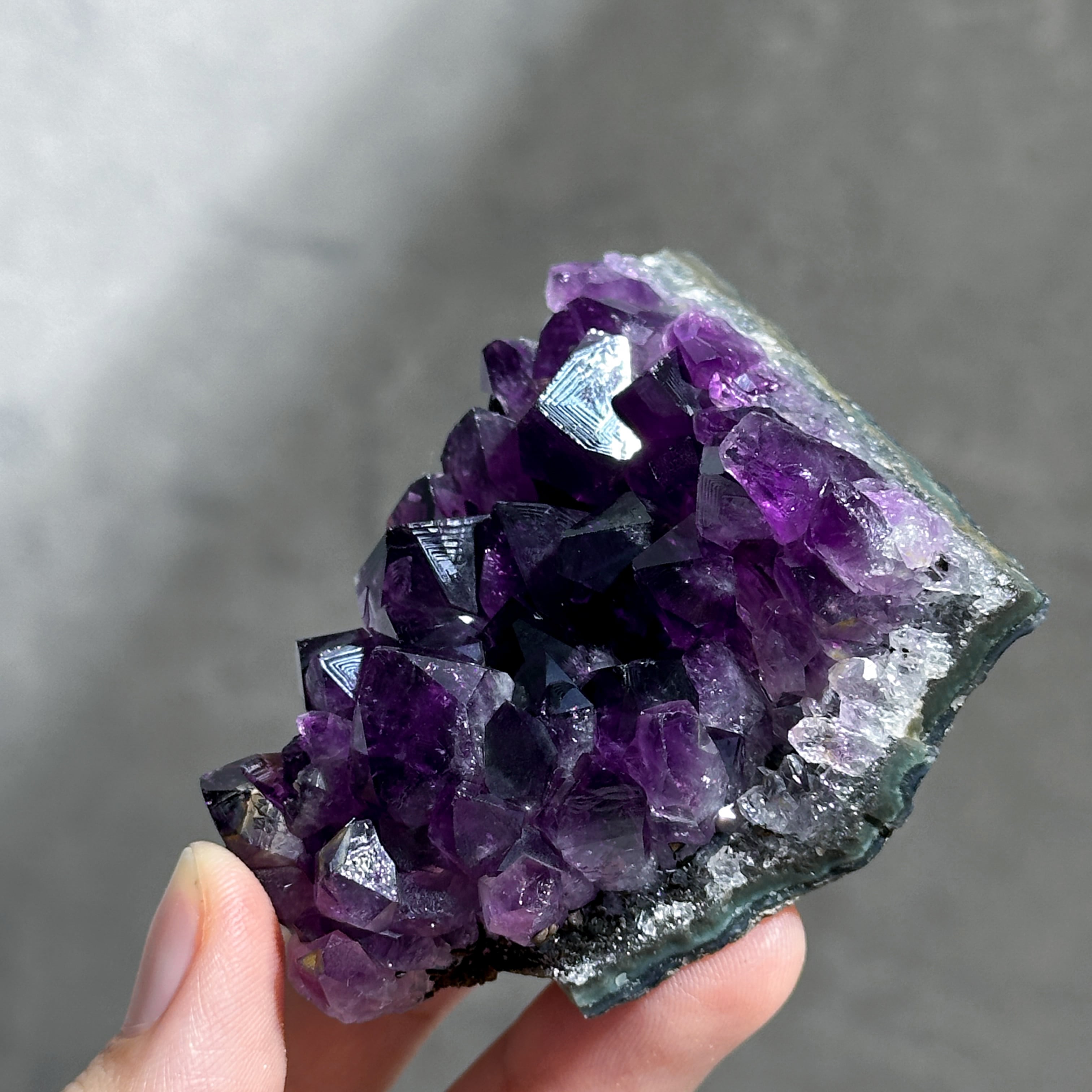 高品質】天使の指紋◎ウルグアイ産アメジスト 原石74◇ Amethyst