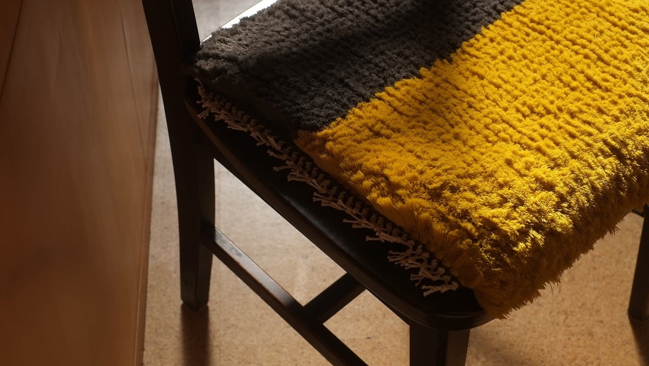 ノッティング織り　椅子敷き　No.111 ノッティング織り 椅子敷き No.111