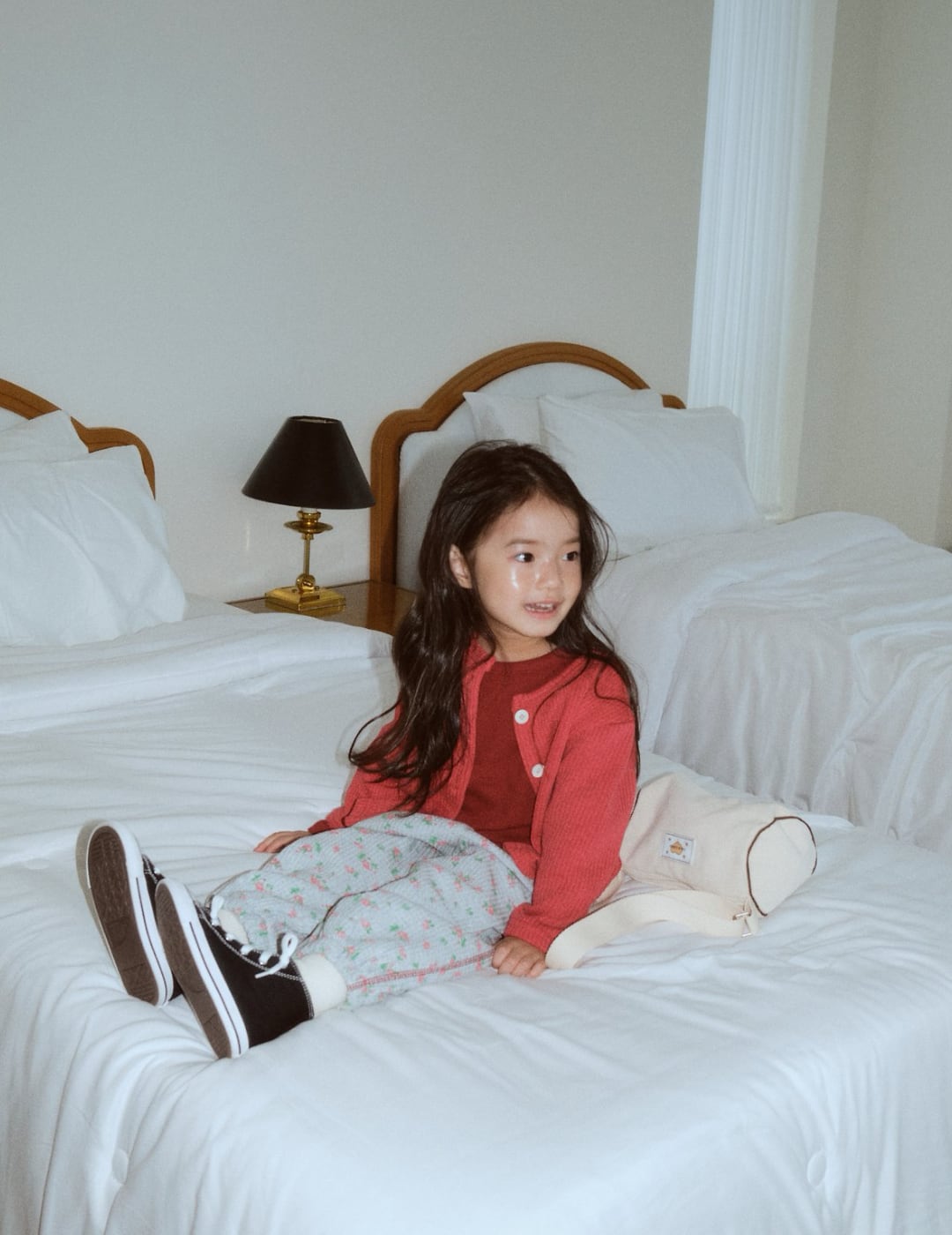 送料無料【予約】/ kidsベーラーリブTシャツ /lalaland