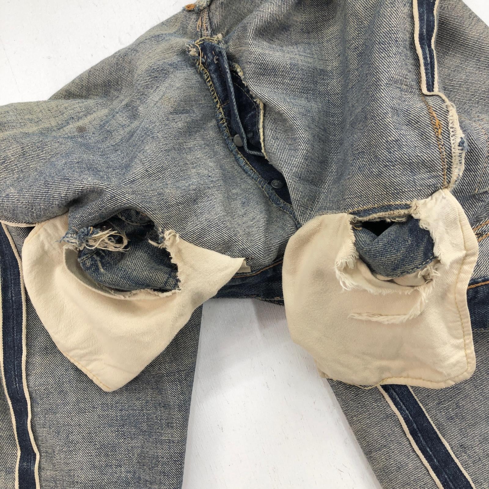 LEVI'S リーバイス 70年代 USA製 501 BIG E 66前期 バックポケット 裏