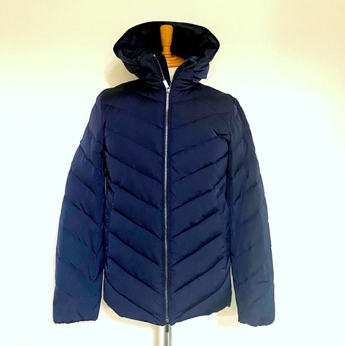 Quilting Down Hooded Blouson　Navy