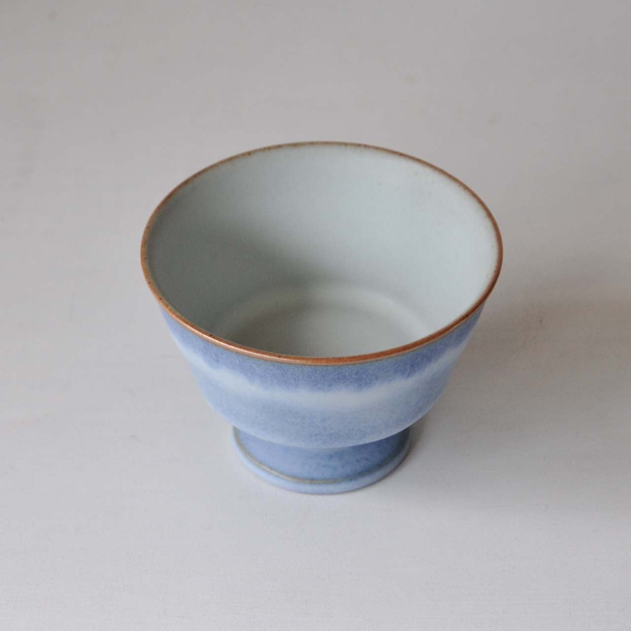 中林範夫　さんちゃ窯　3つまとめて 新品 中林範夫（さんちゃ窯）青3.5寸 line高台鉢（23-036） | MIGO LABO