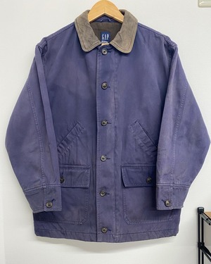 90sGap Leather Collar Hunting Jacket/L