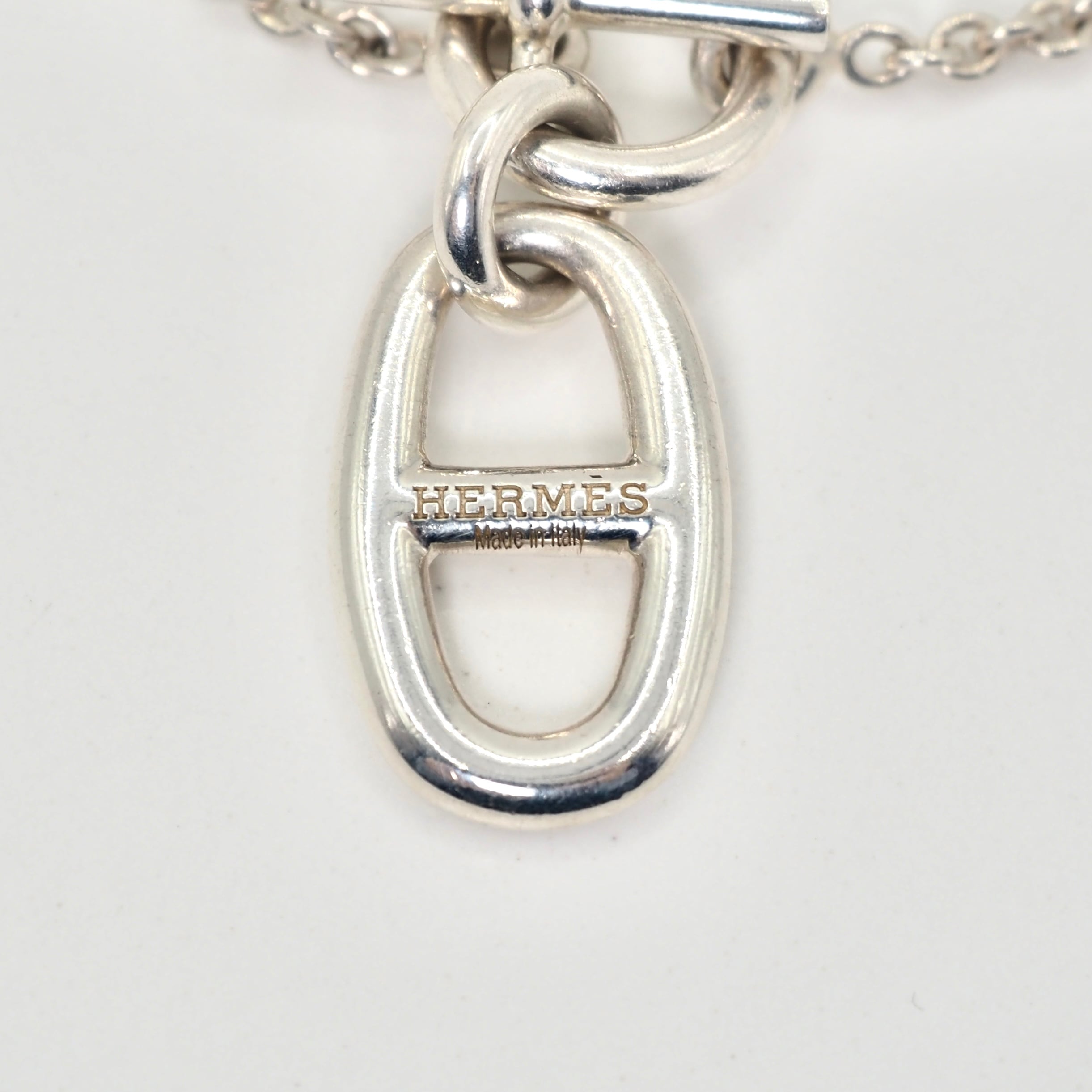 HERMES ネックレス　アミュレット　シェーヌダンクル　シルバー925 HERMES シェーヌダンクルアミュレット ネックレス シルバー925