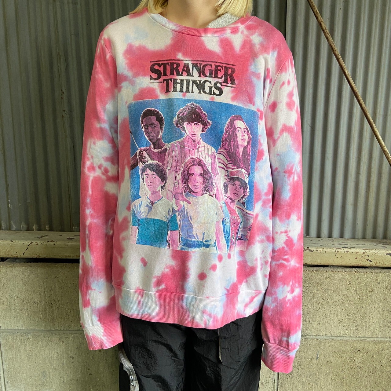 STRANGER THINGS ストレンジャーシングス タイダイ プリント 