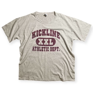 80s~ "RUSSEL" KICKLINE ATHLETIC DEPT. T-Shirts / "ラッセル" Tシャツ 袖・裾シングル