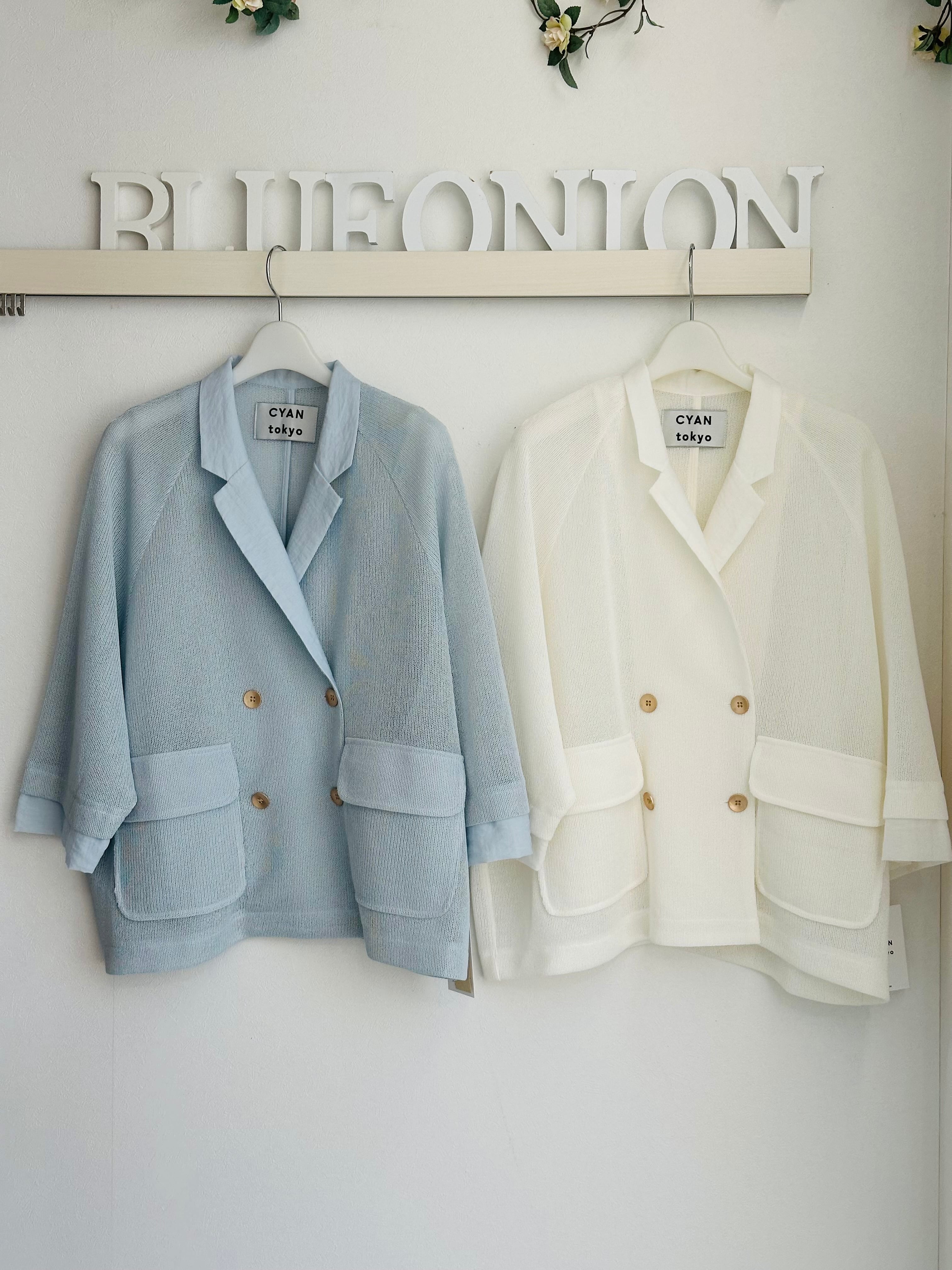ニットライクメッシュW ジャケット 601453 cyantokyo 003-2604 | BlueOnion