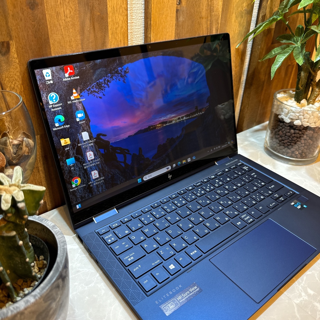 【美品】2021年式 HP Elite Dragonfly G2 第11世代Core i5 / メモリ8GB / SSD 256GB / 13.3インチ FHD タッチパネル式 ノートPC