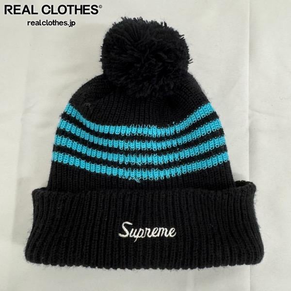 90s OLD STUSSY/Logo embroidery Long Beanie/Free/刺繍ロゴ/ロング