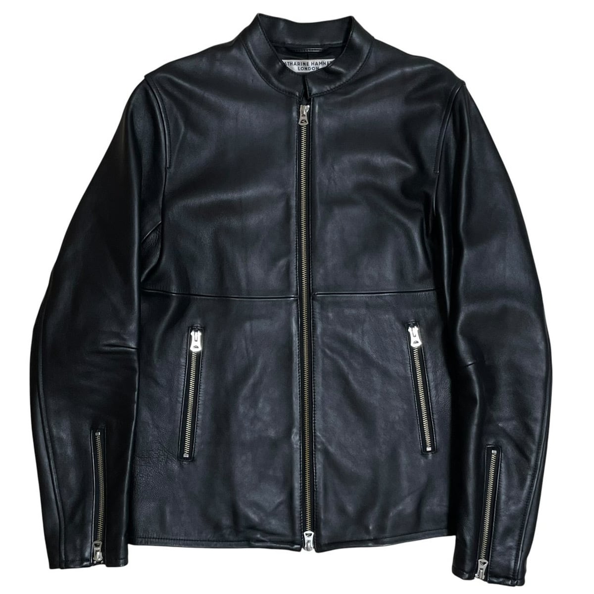 雰囲気抜群 USA製 VANSON バンソン TJV レザージャケット ワッペン