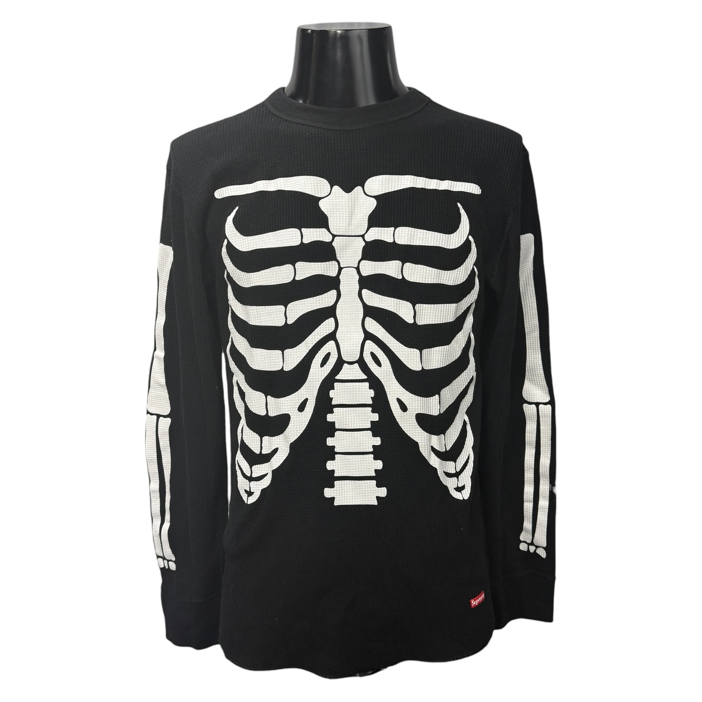 SUPREME】シュプリーム “Skeleton Thermal ” スカル 骸骨 ロンT Hanes