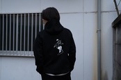 <NO COMPLY> Back Print Hoodie black