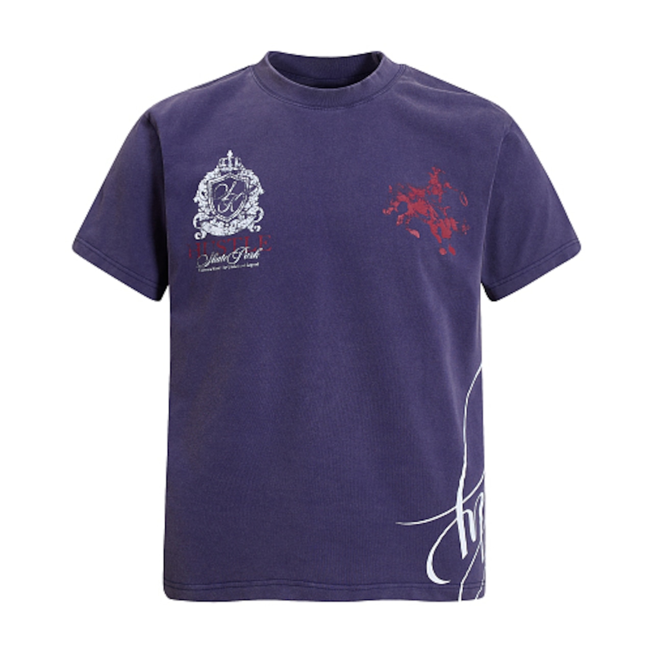 VINTAGE ストリート サイドレターリングTシャツ T2188
