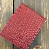 アリゲーター 無双 マネークリップ ダークレッド