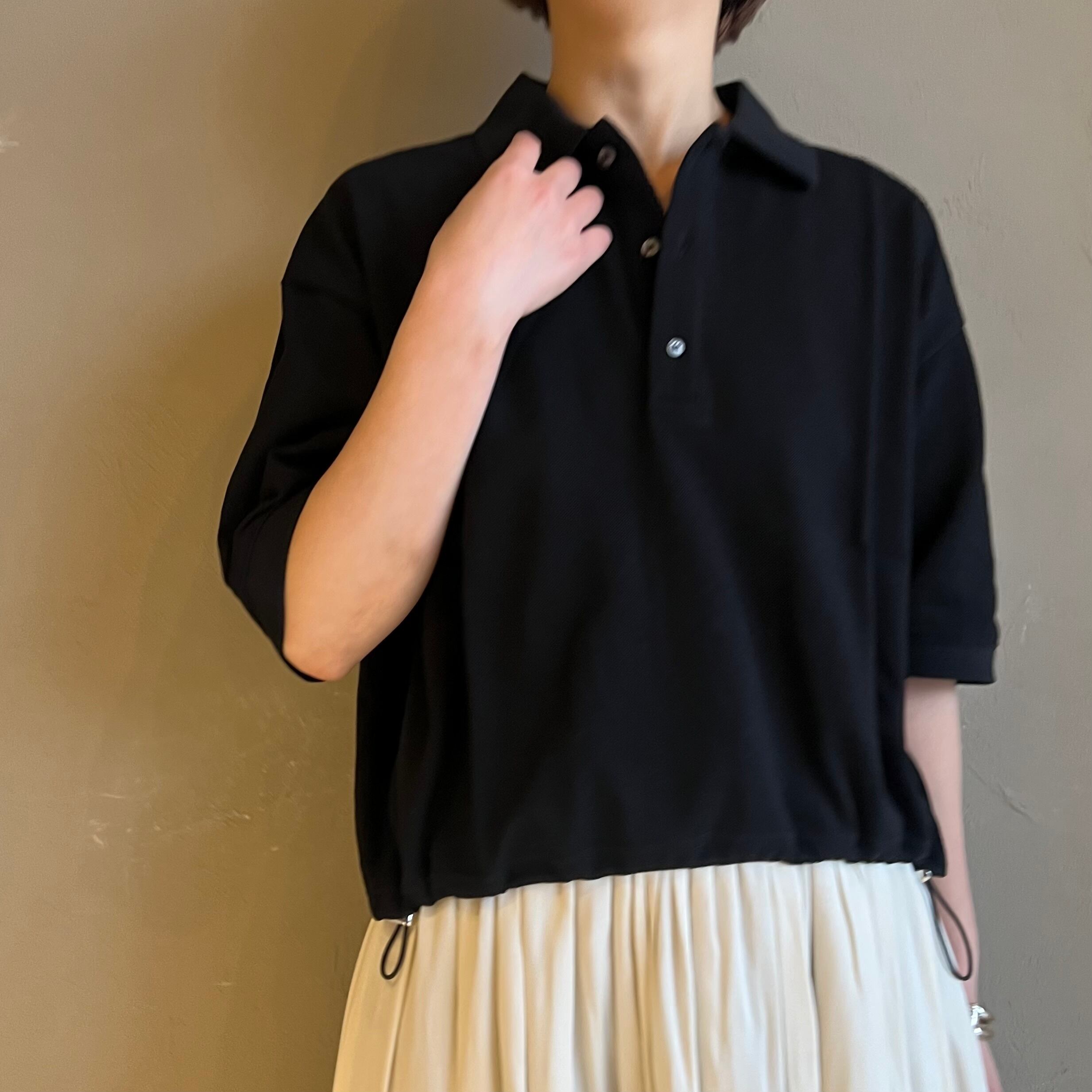 【 CLOCHE 】裾ドロストポロシャツ