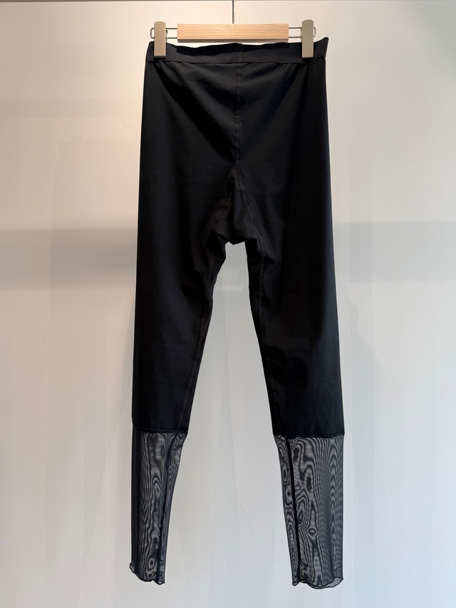 OVERNEATH/Net Combo Leggings091 スムース× ネット BLACK×BLACK