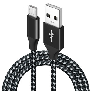 【特価処分】Akkerds Micro USB Microケーブル-急速充電型 高耐久 ナイロン材料をサポートし、アンドロイドなどの各種USBデバイスをサポートす 1M長